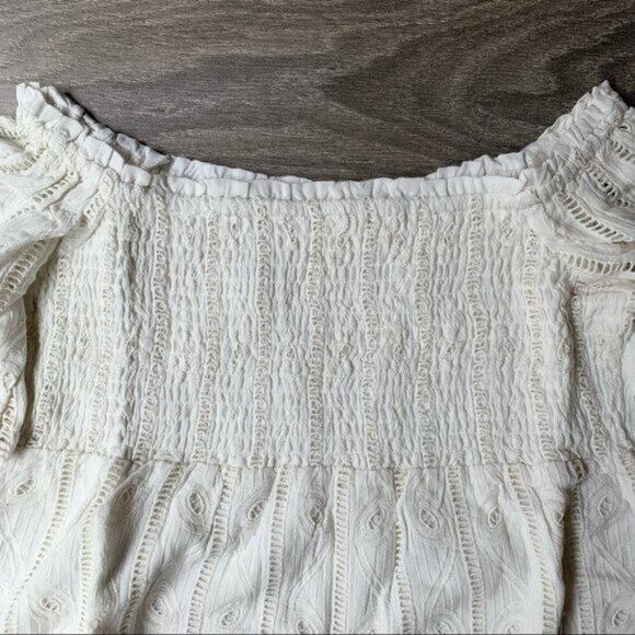 Tularosa Revolve Women's Quinn Mini Dress Off The Shoulder Embroidered Small - Picture 9 of 16